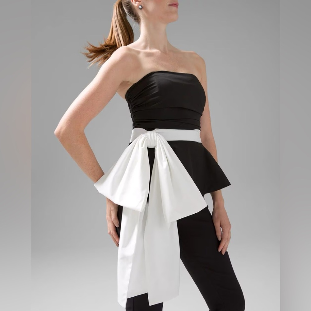 WHBM DRAMA BOW BUSTIER